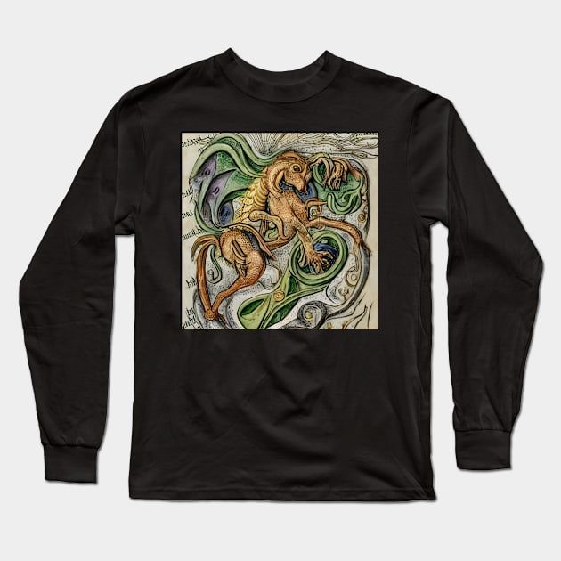 Dragon Long Sleeve T-Shirt by AlienMirror